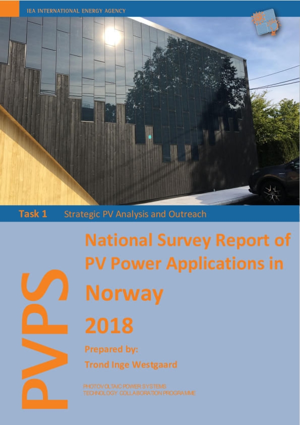 挪威光伏发电应用全国调查报告-2018