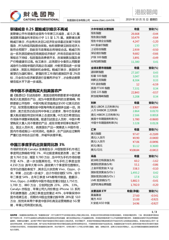 港股朝闻