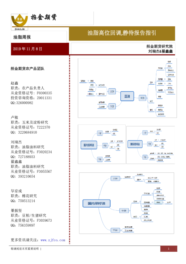 油脂周报：油脂高位回调，静待报告指引