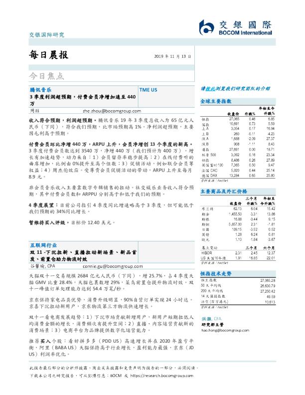 交银国际每日晨报