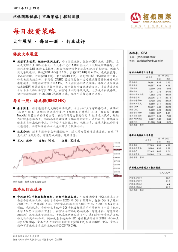 招财日报：每日投资策略