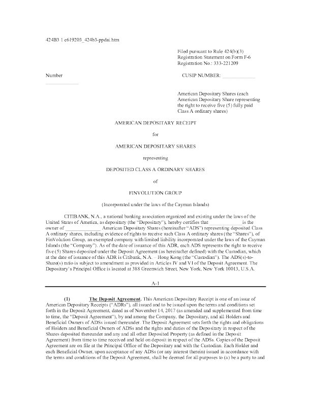 信也科技美股招股说明书(2019-11-29版)