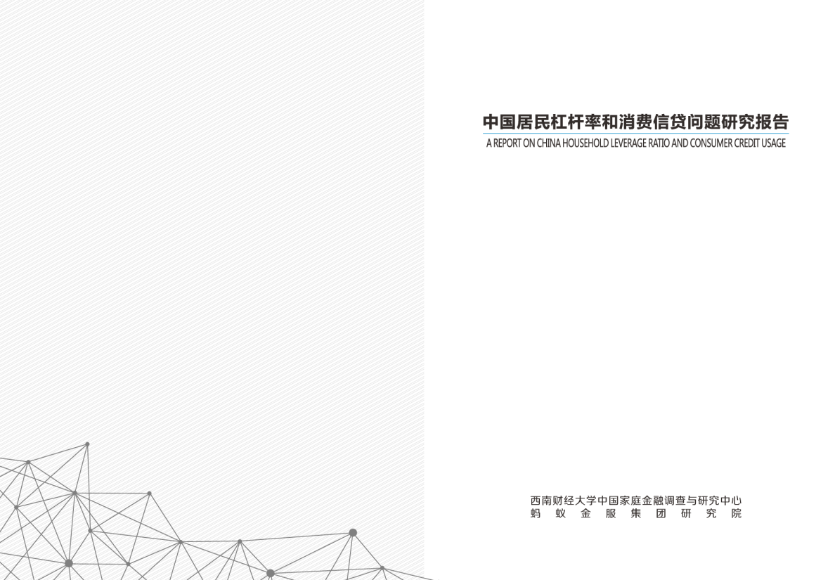中国居民杆杆率和消费信贷问题研究报告