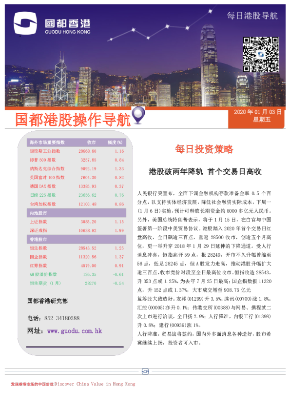 每日港股导航