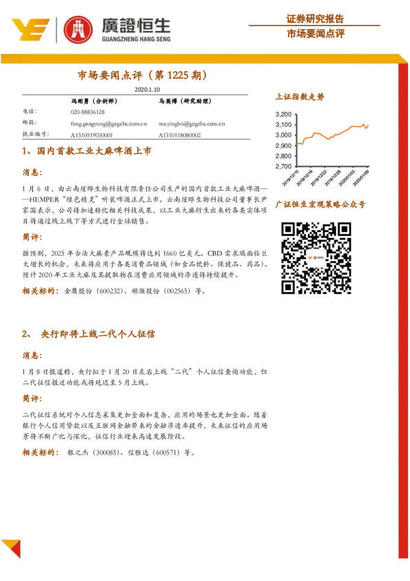 市场要闻点评（第1225期）