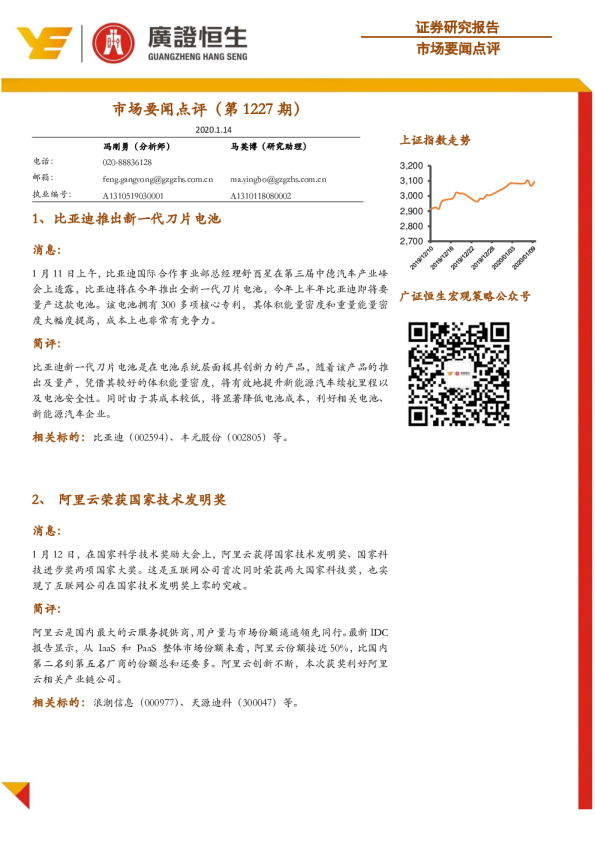 市场要闻点评（第1227期）