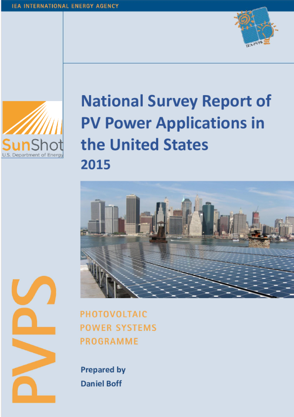 2015年美国光伏发电应用全国调查报告