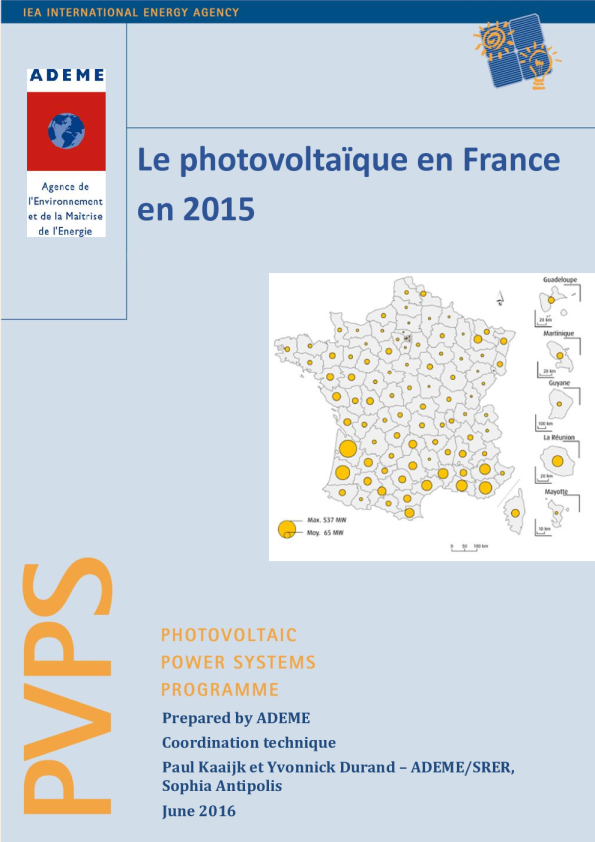 法国光伏发电应用全国调查报告-2015-FR