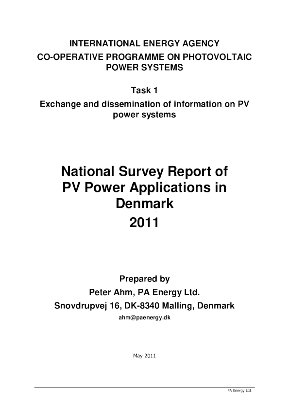 丹麦2010年全国调查报告