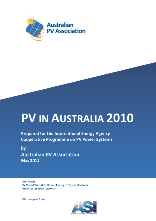 2010年澳大利亚国家调查报告