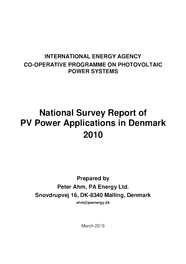 丹麦2009年全国调查报告