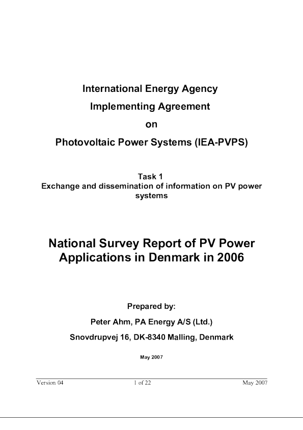 2006年丹麦全国调查报告