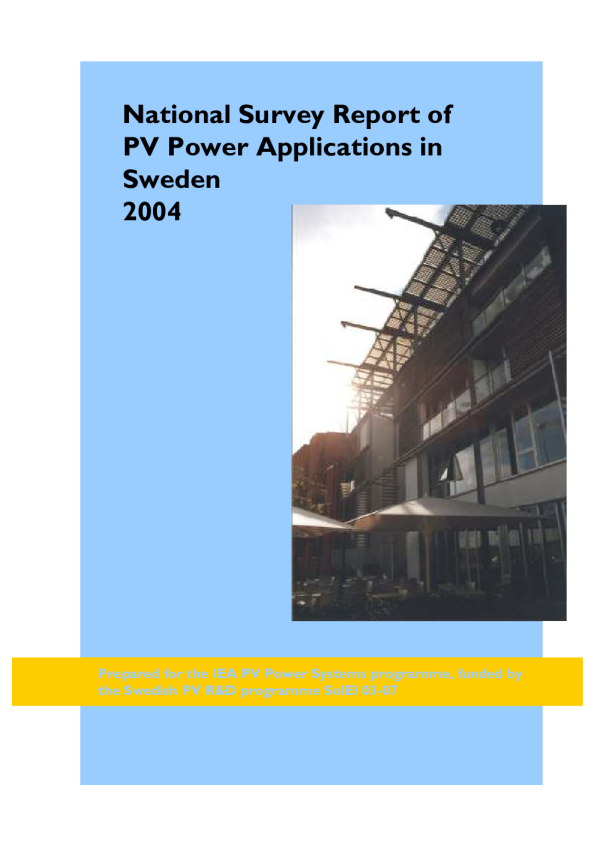 2004年瑞典全国调查报告