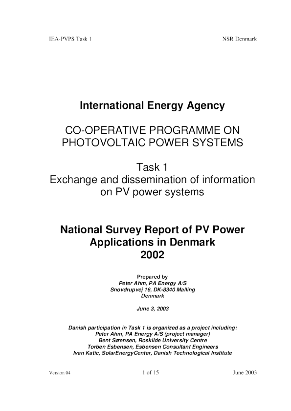 丹麦2002年全国调查报告