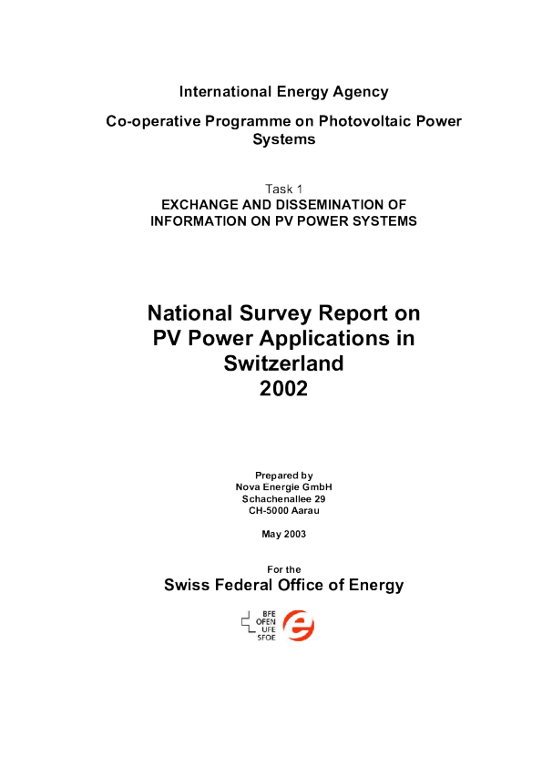 2002年瑞士全国调查报告