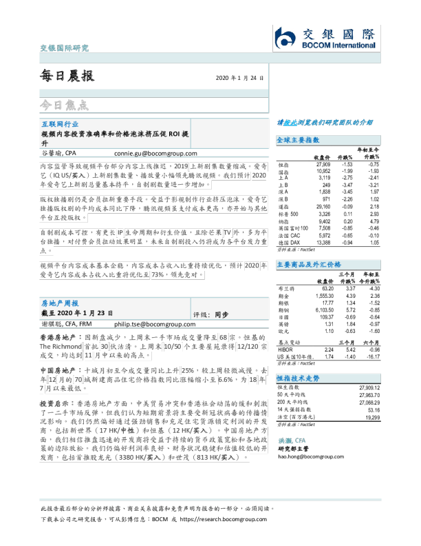 每日晨报