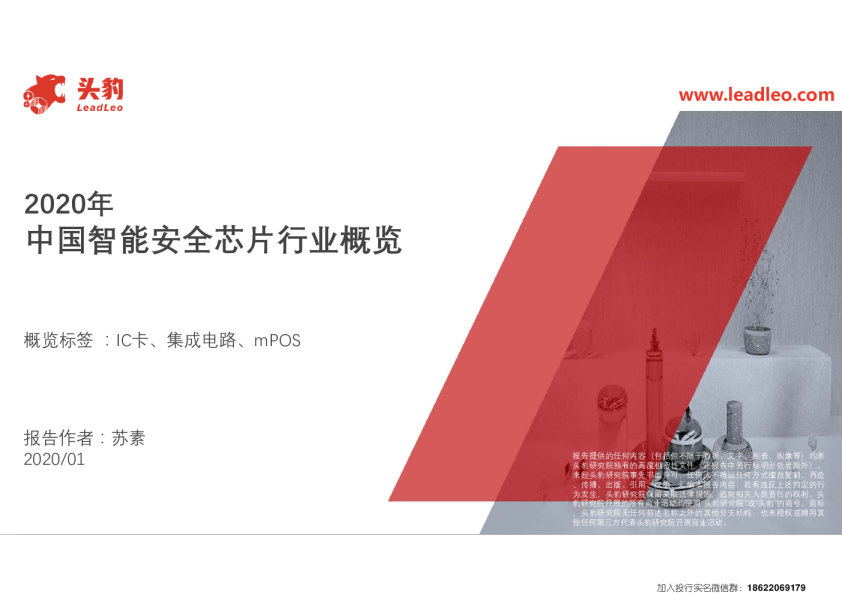 中国智能安全芯片行业报告