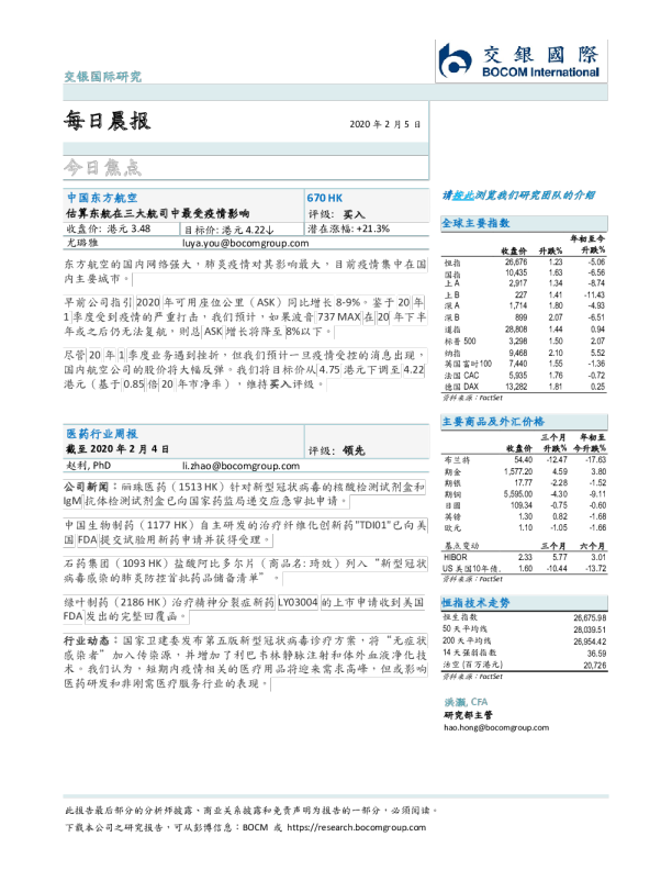 交银国际每日晨报