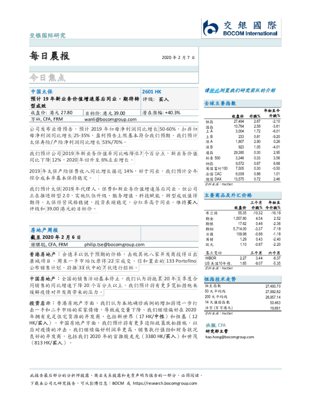 交银国际每日晨报