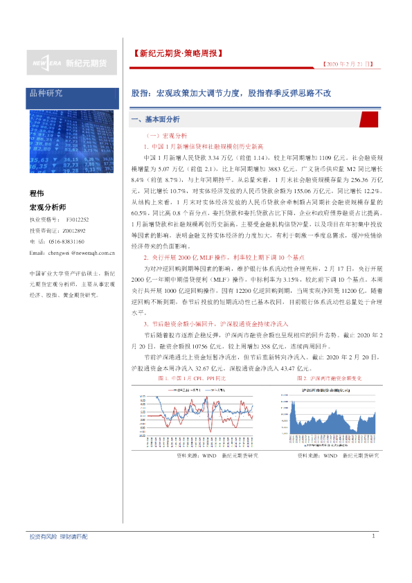 股指：宏观政策加大调节力度，股指春季反弹思路不改