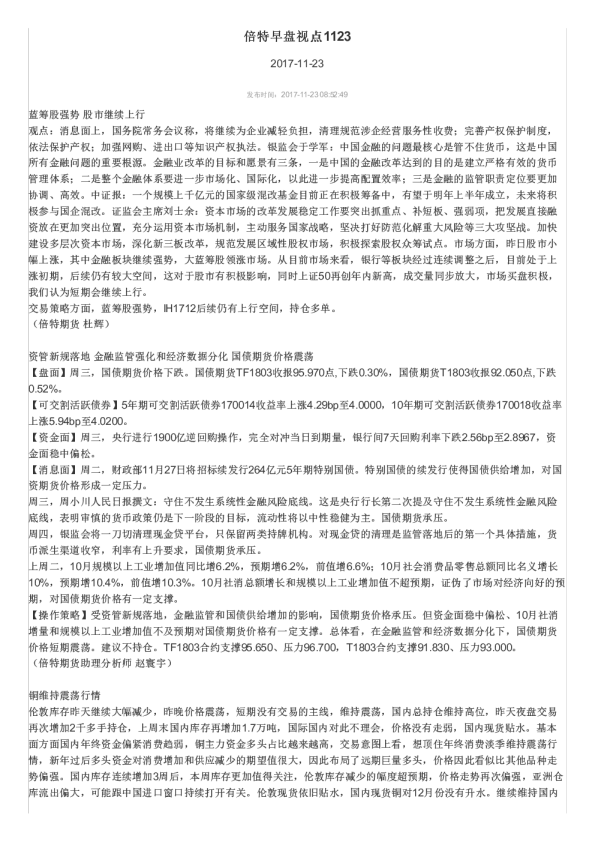 倍特早盘视点