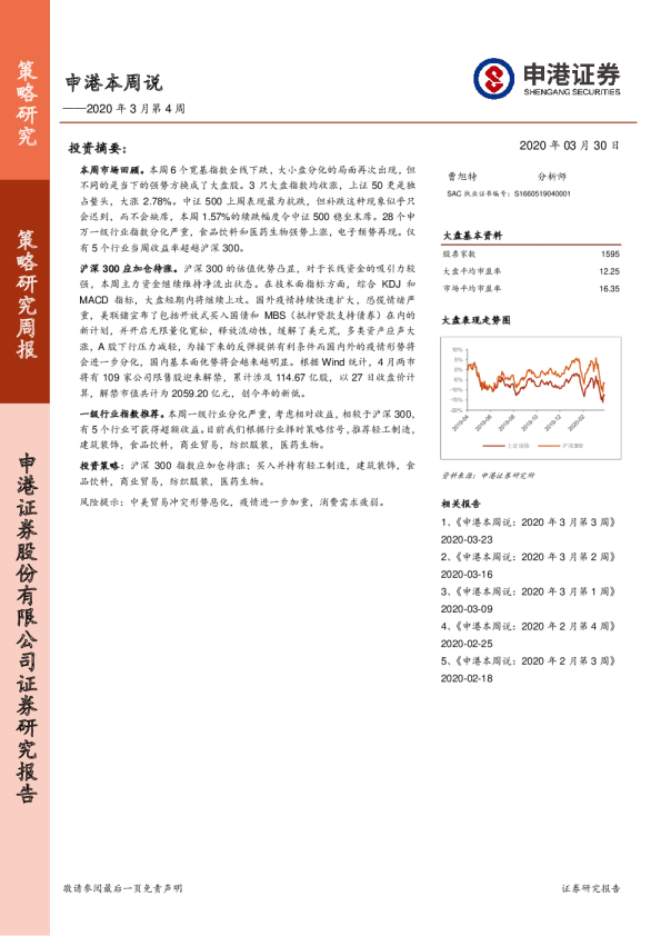 本周说2020年3月第4周