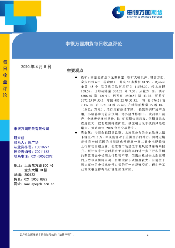 每日收盘评论