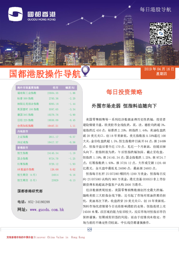 每日港股导航