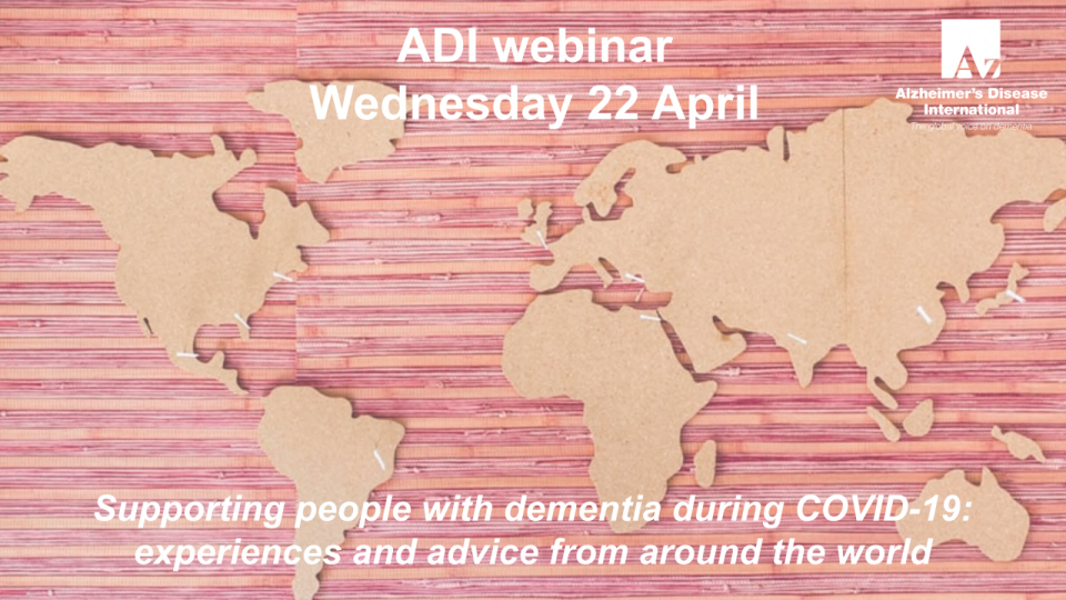 支持COVID-19期间患有痴呆症的人：全球各地的经验和建议