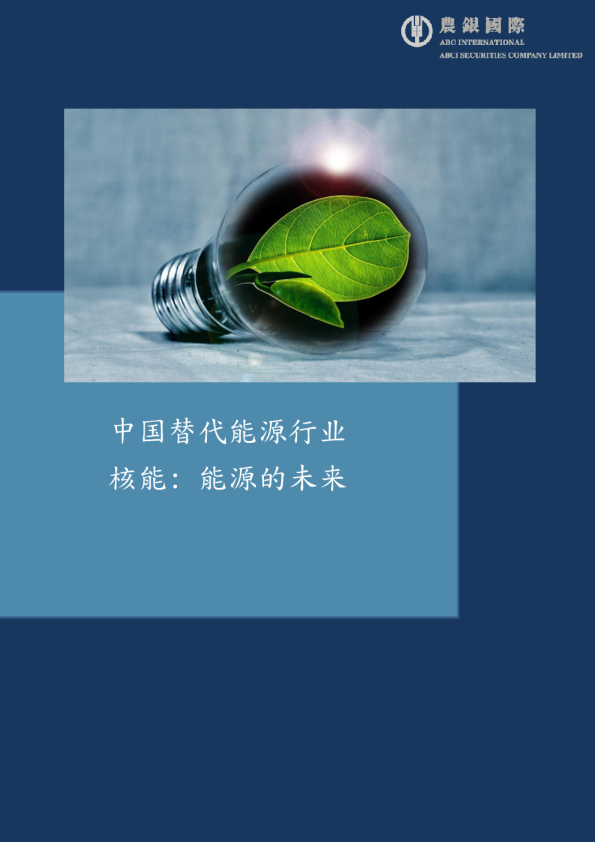 中国替代能源行业：核能：能源的未来