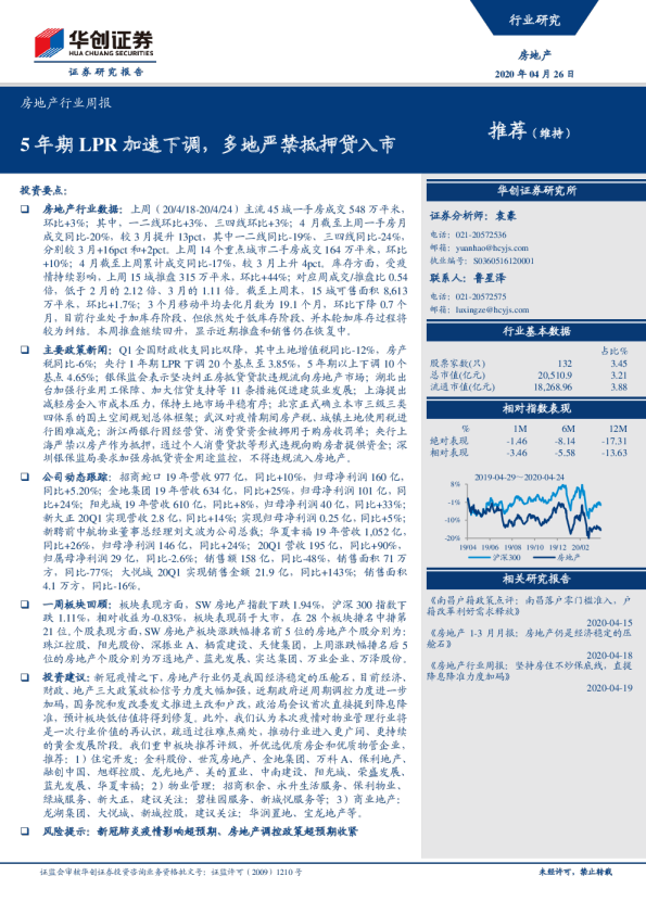 5年期LPR加速下调，多地严禁抵押贷入市