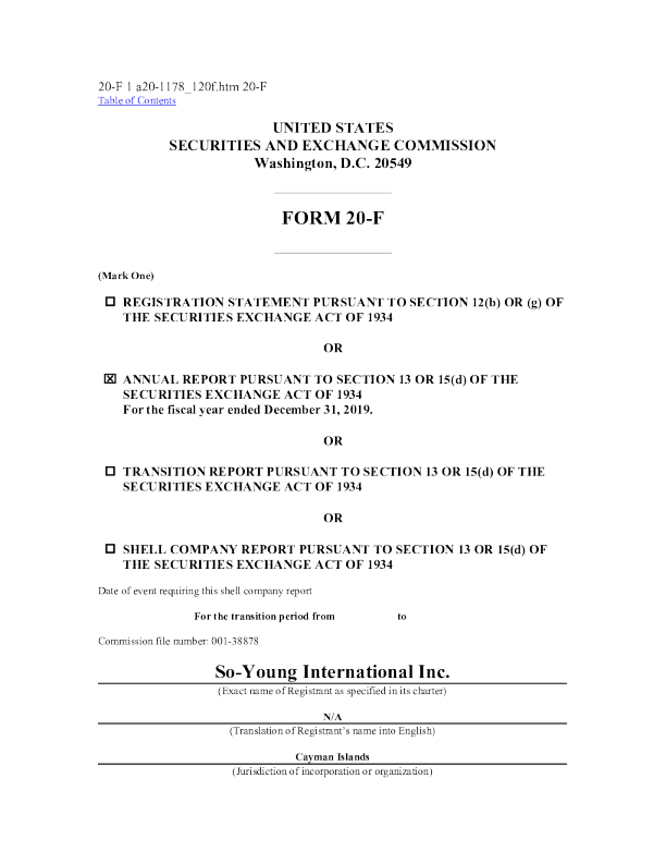新氧2019年度报告