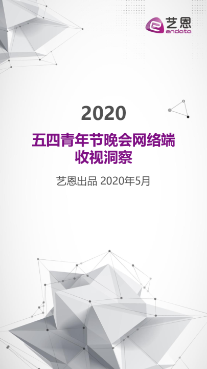 五四青年节晚会网络端收视洞察