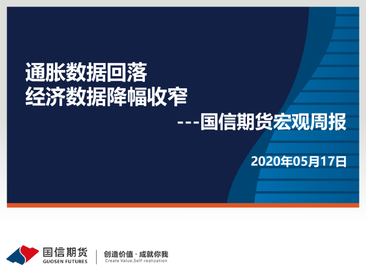 宏观周报：通胀数据回落，经济数据降幅收窄