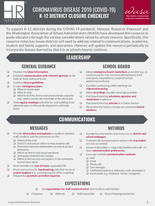 地区关闭检查表