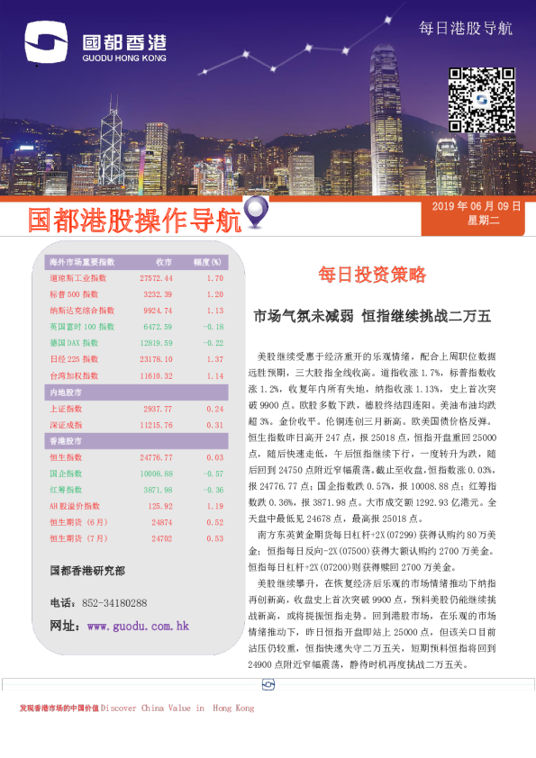 每日港股导航