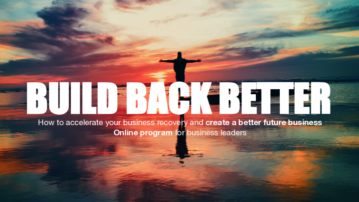 重建得更好：加速恢复+创造更美好的未来