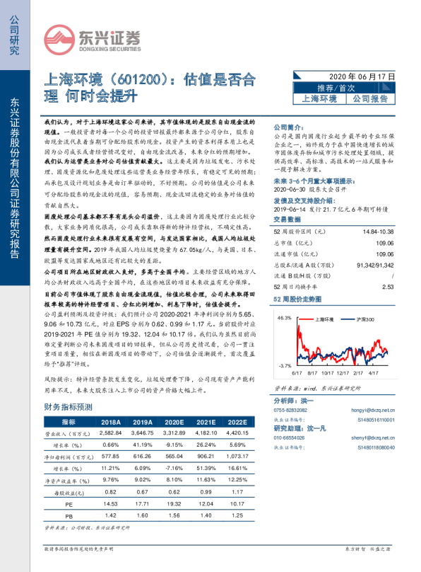 估值是否合理，何时会提升