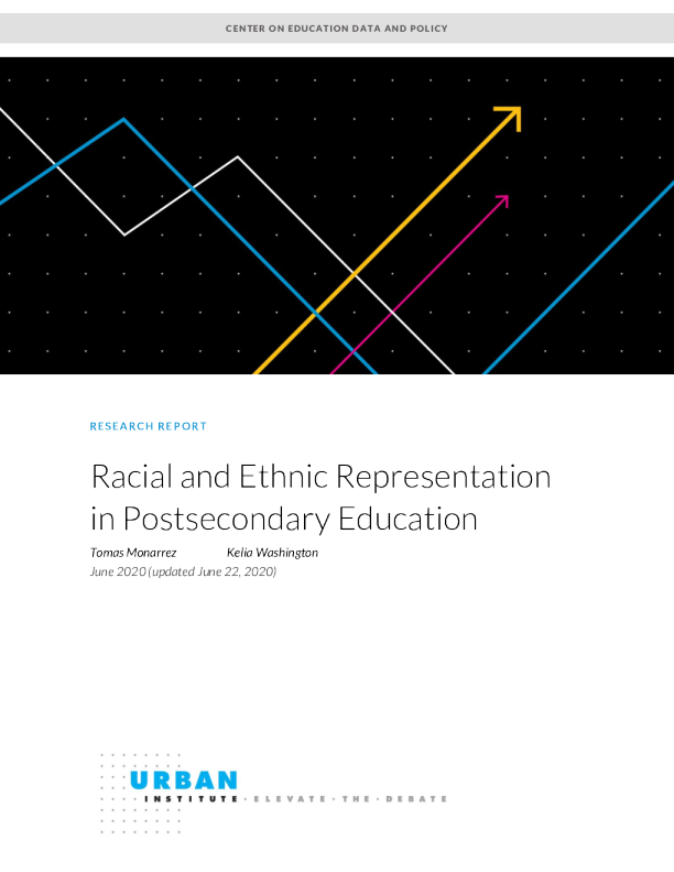 Racial and Ethnic Representation in Postsecondary Education