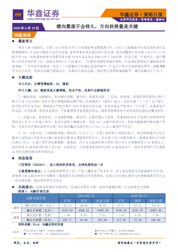 策略日报：横向震荡不会持久，方向抉择量是关键