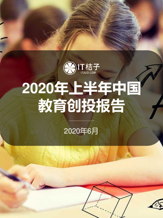 2020上半年中国教育创投报告