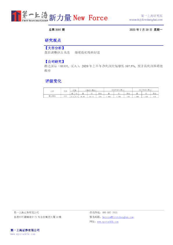 新力量New Force总第3597期