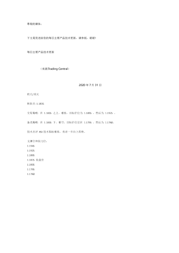 每日主要产品技术更新