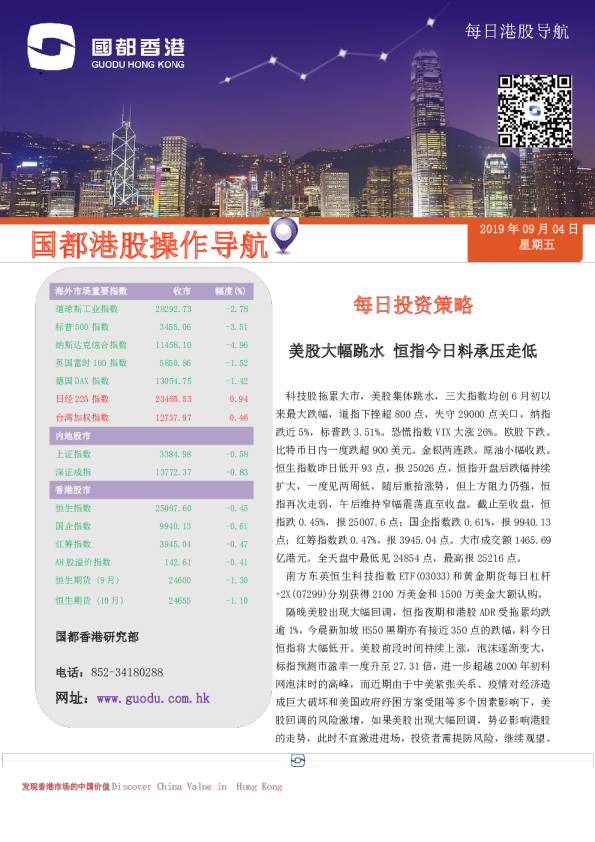 每日港股导航