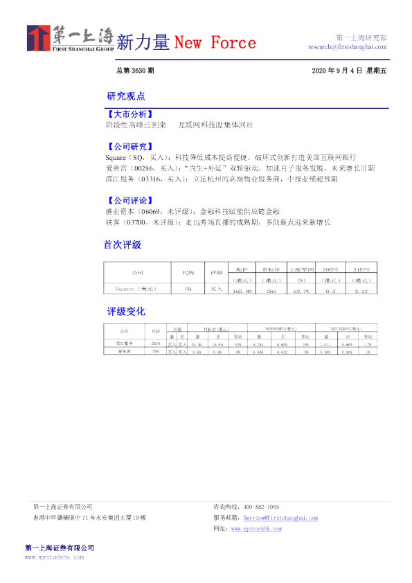 新力量New Force总第3630期