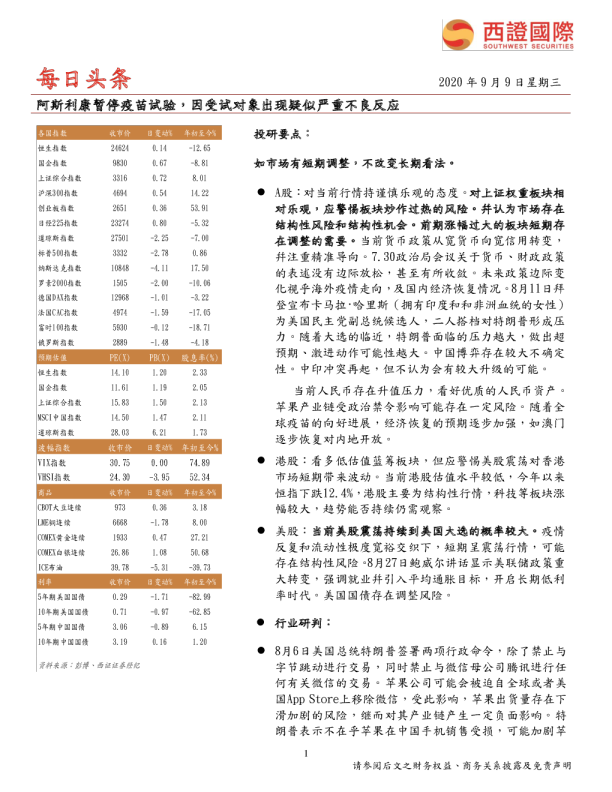 阿斯利康暂停疫苗试验，因受试对象出现疑似严重不良反应