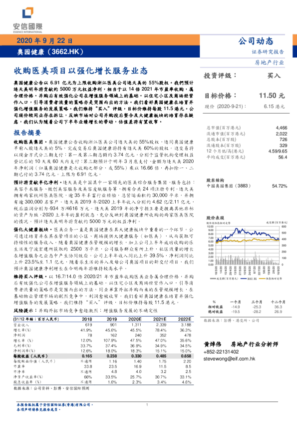 收购医美项目以强化增长服务业态