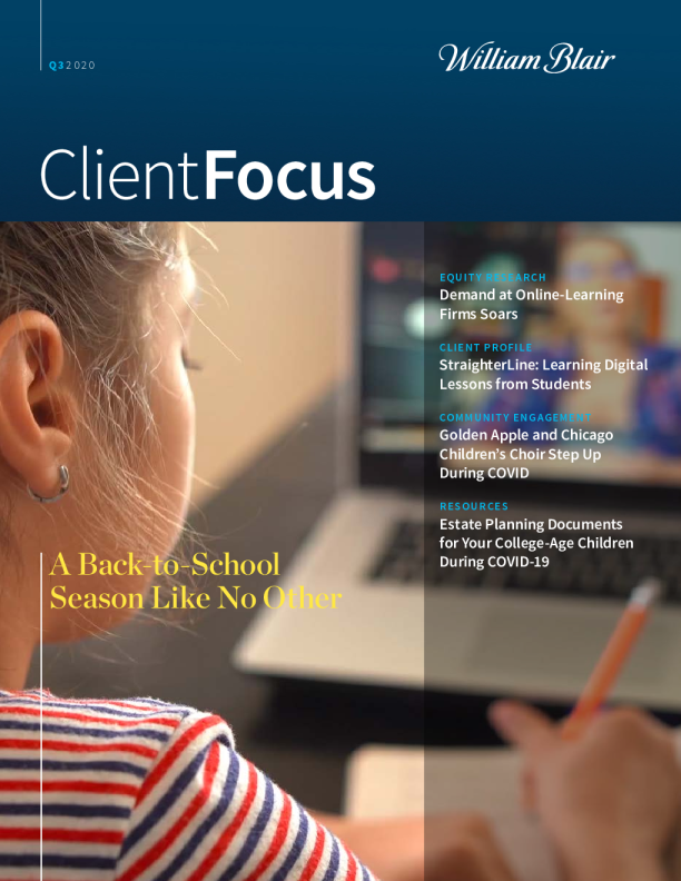 客户焦点 2020 年第三季度