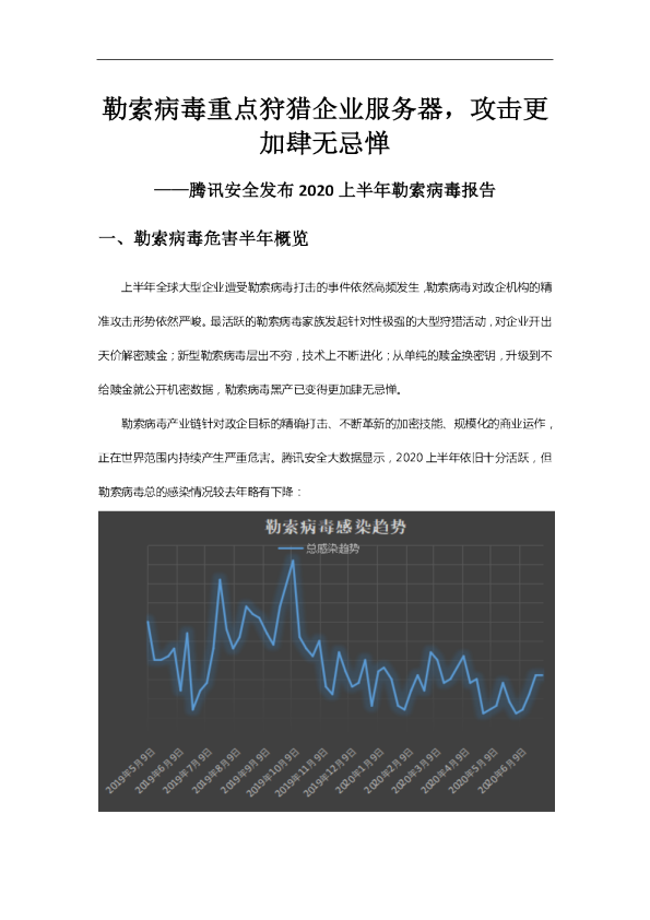 2020上半年勒索病毒报告 