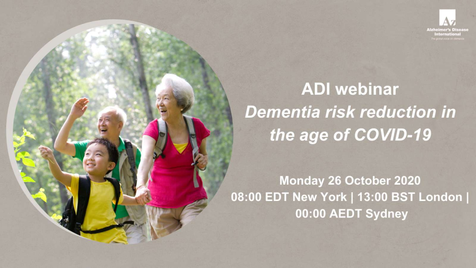 阿尔茨海默病风险在COVID-19时代的降低